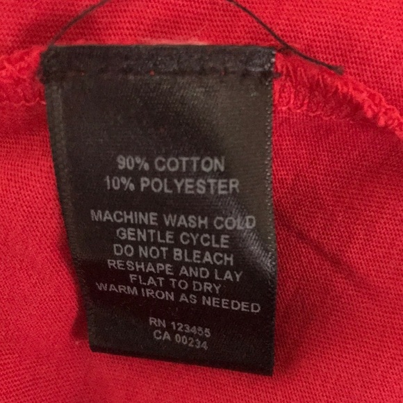 Lord & Taylor Design Lab V-Neck Crop Tee Medium - Picture 4 of 4